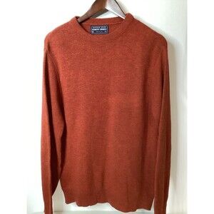 Robert‎ Bruce Men’s Sweater Burnt Orange Size XL Made In USA